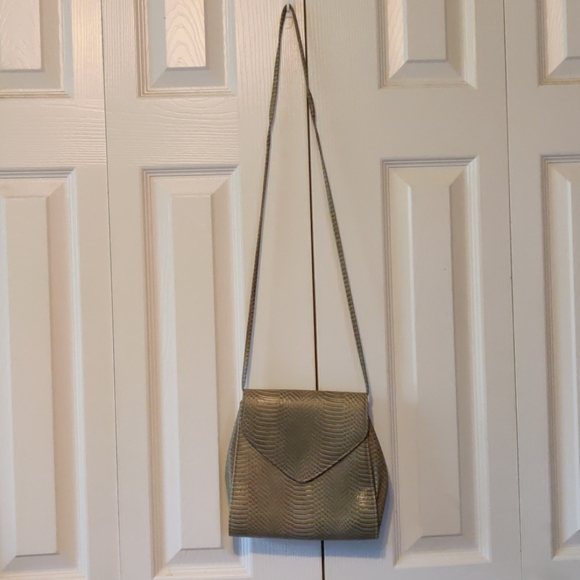 Hato Hori lizard skin crossbody bag - Picture 1 of 5